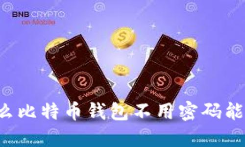 为什么比特币钱包不用密码能打开？